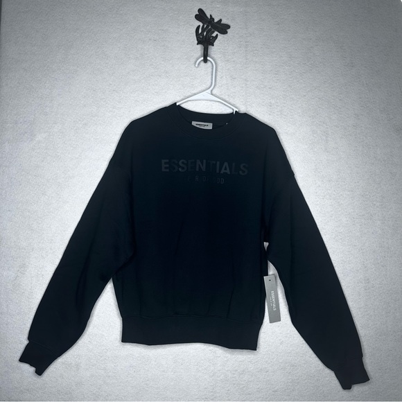 Fear of God Sweaters - Fear of God Essentials Black Crewneck Sweater Size XL (size 12)